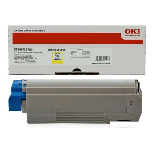 Oki toner žltý (43381905 /)