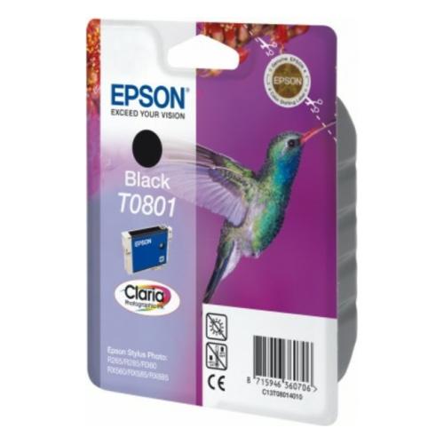 Epson atramentová náplň čierna (C13T08014011 / T0801)