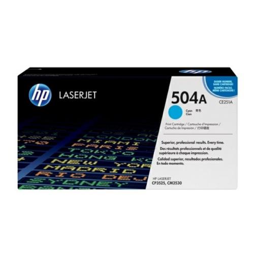 HP toner azúrová (CE251A / 504A)