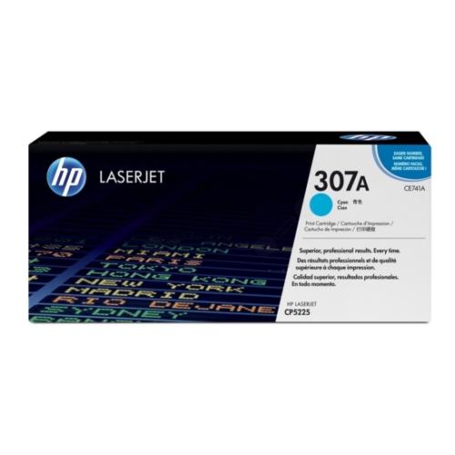 HP toner azúrová (CE741A / 307A)