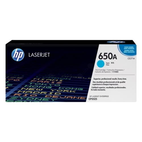 HP toner azúrová (CE271A / 650A)