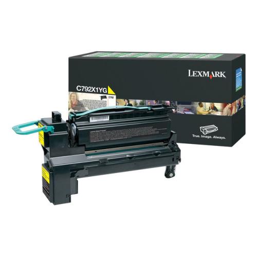 Lexmark toner žltý (C792X1YG / 0C792X1YG) (Návrat, high capacity)