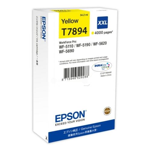 Epson atramentová náplň žltý (C13T789440 / T7894XXL) (high capacity)