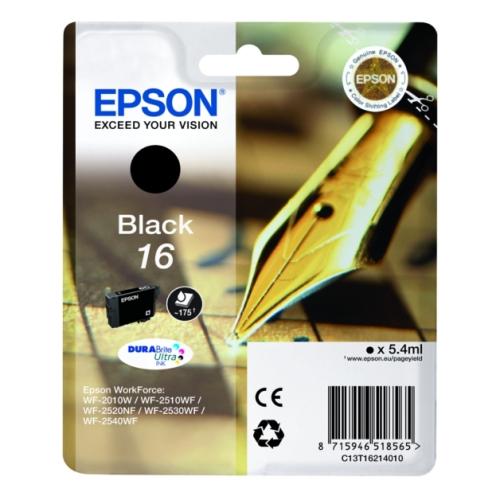 Epson atramentová náplň čierna (C13T16214010 / 16)