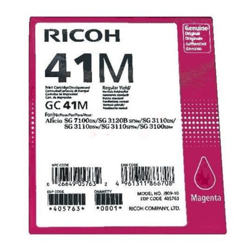 Ricoh atramentová náplň magenta (405763 / GC41M)