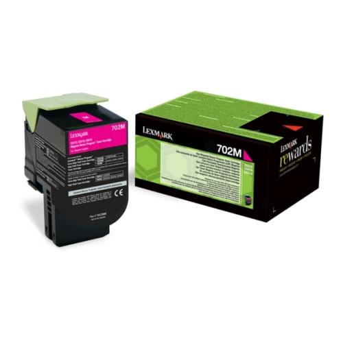 Lexmark toner magenta (70C20M0 / 702M) (Návrat)