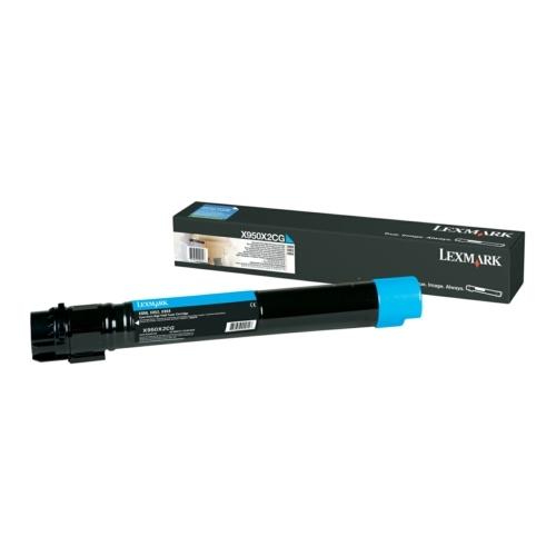 Lexmark toner azúrová (X950X2CG / 0X950X2CG) (high capacity)