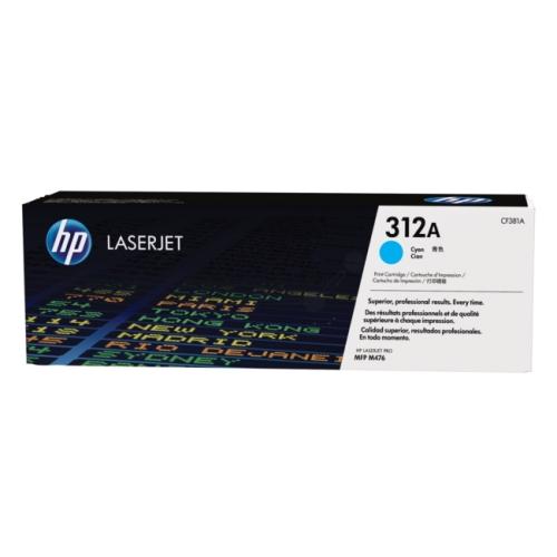 HP toner azúrová (CF381A / 312A)