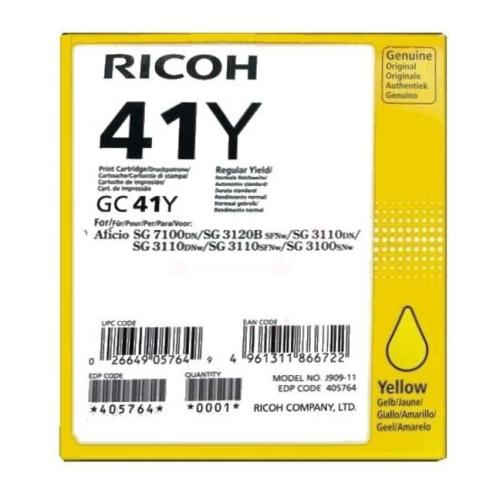 Ricoh atramentová náplň žltý (405764 / GC41Y)