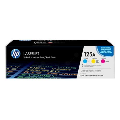 HP toner azúrová / magenta / žltý (CF373AM / 125A) (multipack)