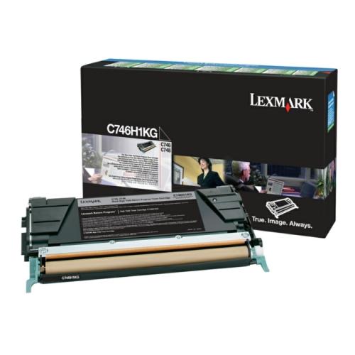 Lexmark toner čierna (C746H1KG / 0C746H1KG) (Návrat)