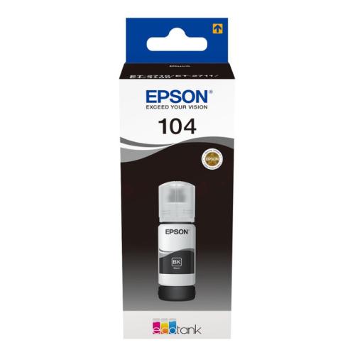 Epson atramentová náplň čierna (C13T00P140 / 104)