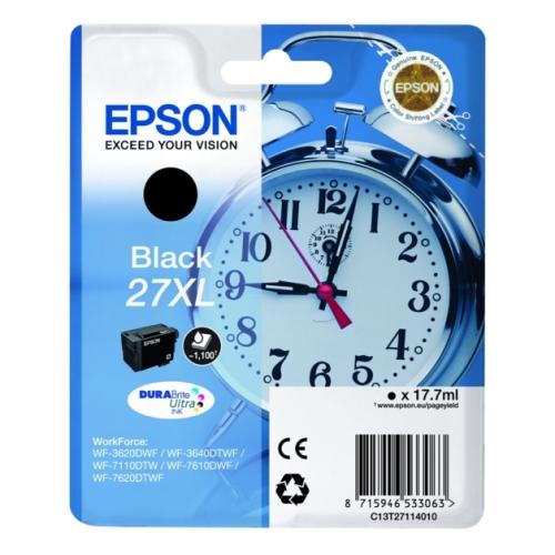 Epson atramentová náplň čierna (C13T27114012 / 27XL) (high capacity)