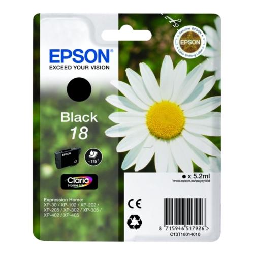 Epson atramentová náplň čierna (C13T18014012 / 18)