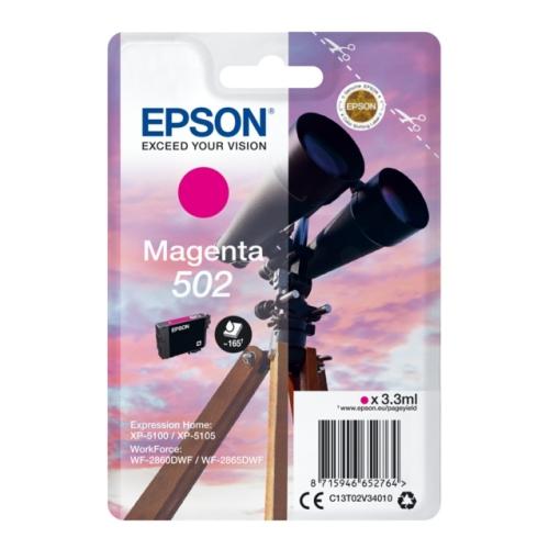 Epson atramentová náplň magenta (C13T02V34010 / 502)