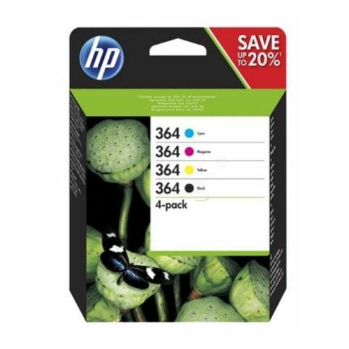 HP atramentová náplň čierna / azúrová / magenta / žltý (N9J73AE / 364) (multipack)