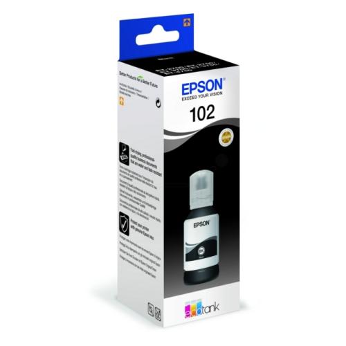 Epson atramentová náplň čierna (C13T03R140 / 102)