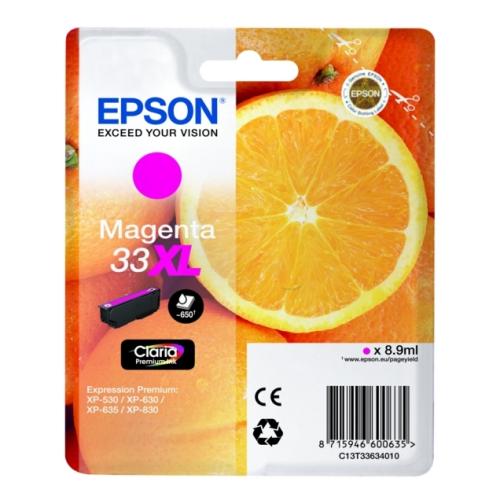 Epson atramentová náplň magenta (C13T33634012 / 33XL) (high capacity)