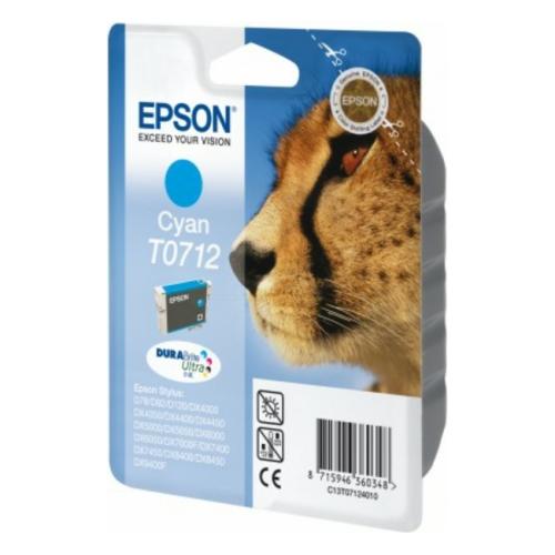 Epson atramentová náplň azúrová (C13T07124012 / T0712)