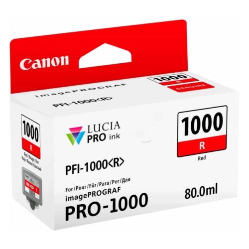 Canon atramentová náplň červená (0554C001 / PFI1000R)