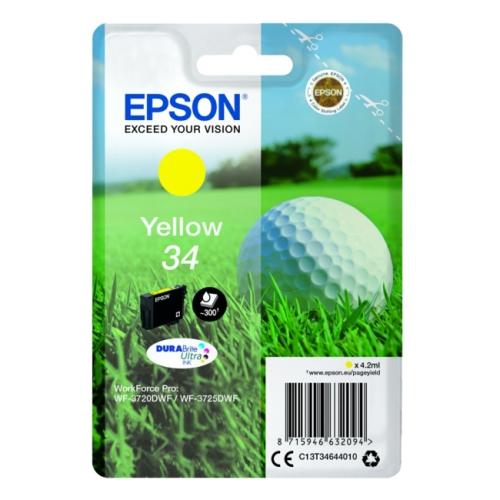 Epson atramentová náplň žltý (C13T34644010 / 34)