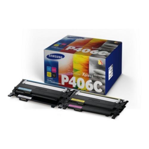 HP toner čierna / azúrová / magenta / žltý (CLTP406CELS / SU375A / C406) (value kit)