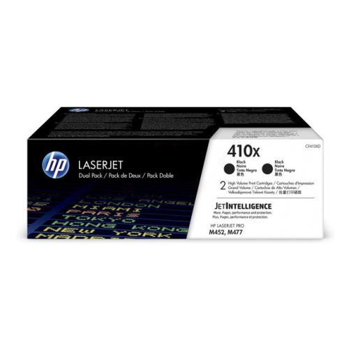 HP toner čierna (CF410XD / 410X) (Dvojbalenie, high capacity)