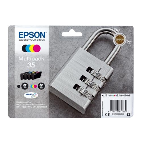 Epson atramentová náplň čierna / azúrová / magenta / žltý (C13T35864010 / 35) (multipack)