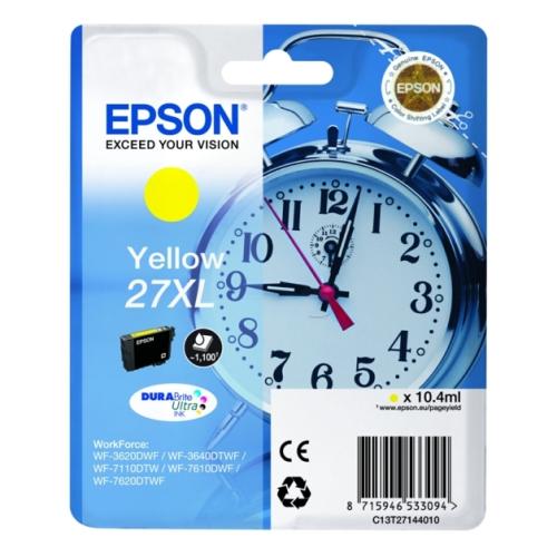 Epson atramentová náplň žltý (C13T27144012 / 27XL) (high capacity)