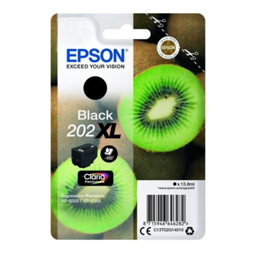 Epson atramentová náplň čierna (C13T02G14010 / 202XL) (high capacity)