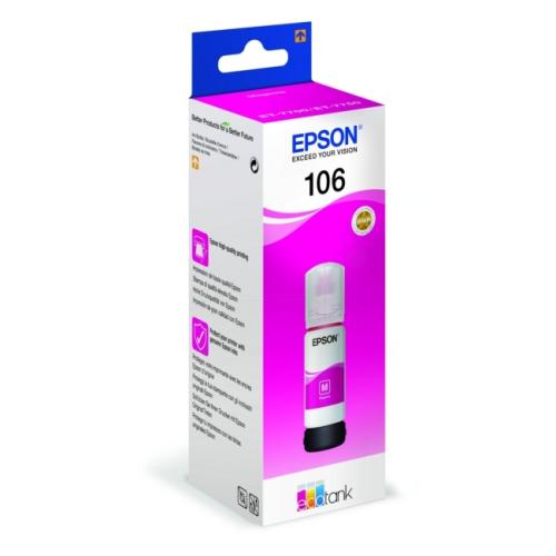 Epson atramentová náplň magenta (C13T00R340 / 106)