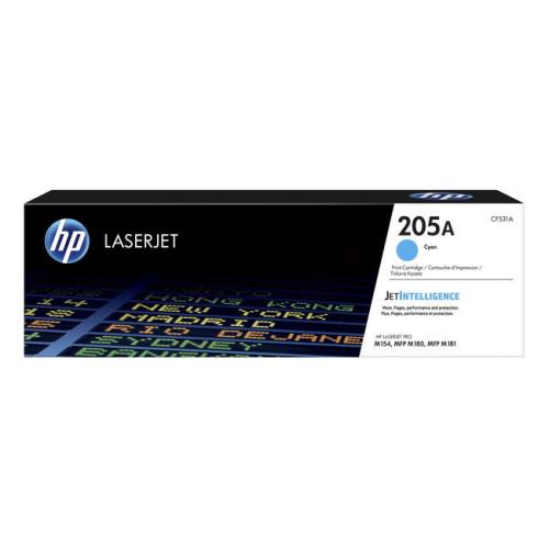 HP toner azúrová (CF531A / 205A)