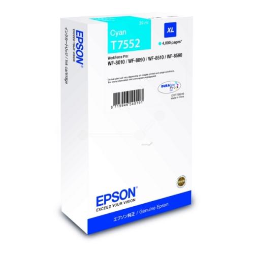 Epson atramentová náplň azúrová (C13T755240 / T7552)