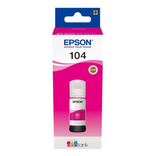 Epson atramentová náplň magenta (C13T00P340 / 104)