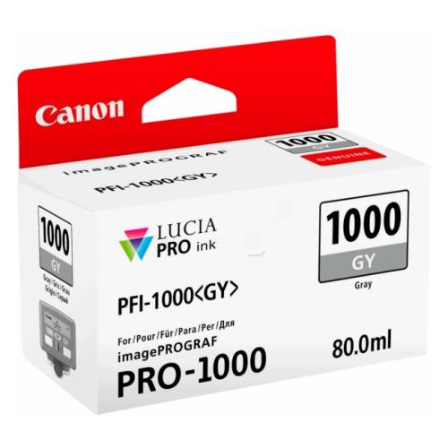 Canon atramentová náplň šedá (0552C001 / PFI1000GY)