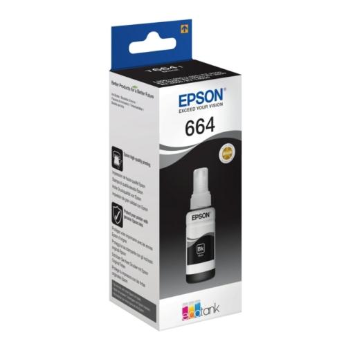 Epson atramentová náplň čierna (C13T664140 / 664) (multipack)