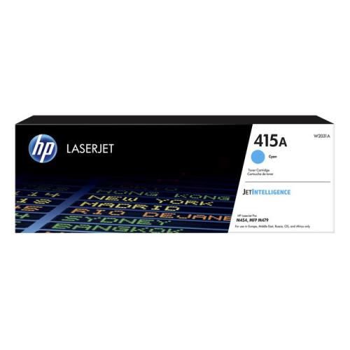 HP toner azúrová (W2031A / 415A)