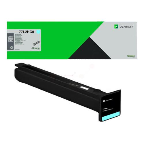 Lexmark toner azúrová (77L2HC0 / 077L2HC0) (Návrat, high capacity)