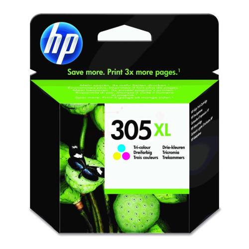 HP atramentová náplň farba (3YM63AE / 305XL) (high capacity)