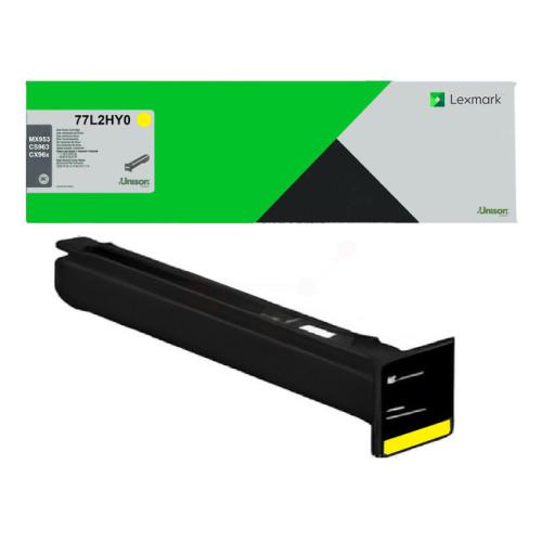 Lexmark toner žltý (77L2HY0 / 077L2HY0) (Návrat, high capacity)