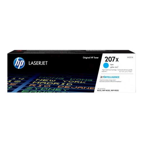 HP toner azúrová (W2211X / 207X) (high capacity)