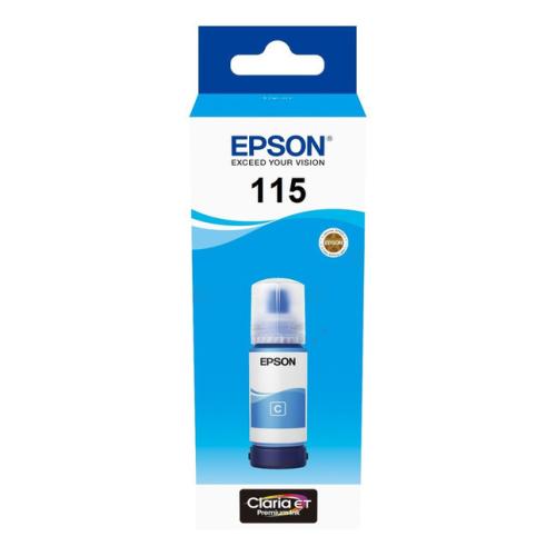 Epson atramentová náplň azúrová (C13T07D24A / 115)