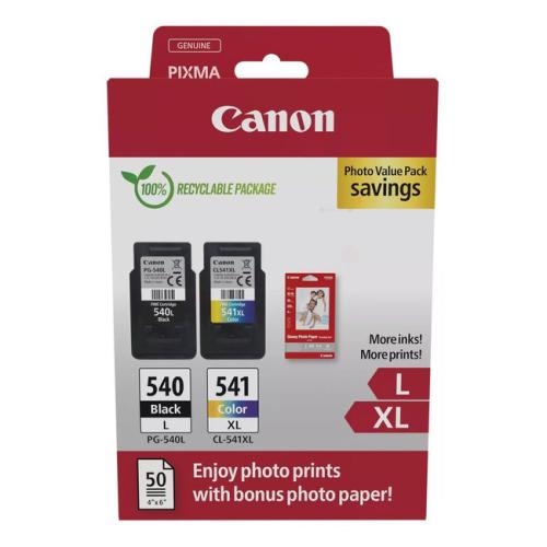 Canon atramentová náplň čierna / farba (5224B012 / PG540L+CL541XL) (Dvojbalenie, multipack)