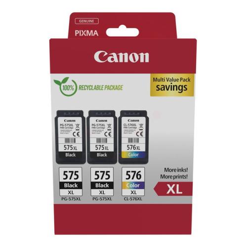 Canon atramentová náplň čierna / farba (5437C004 / PG575XL+CL576XL) (multipack, high capacity)