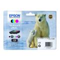 Epson atramentová náplň čierna / azúrová / magenta / žltý (C13T26364010 / 26XL) (multipack, high capacity)