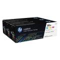 HP toner azúrová / magenta / žltý (CF370AM / 305A) (multipack)