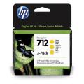 HP atramentová náplň žltý (3ED79A / 712) (multipack)