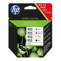 HP atramentová náplň čierna / azúrová / magenta / žltý (6ZC71AE / 932933) (multipack)