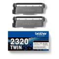 Brother toner čierna (TN2320TWIN /) (Dvojbalenie)