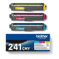 Brother toner azúrová / magenta / žltý (TN241CMY /) (multipack)